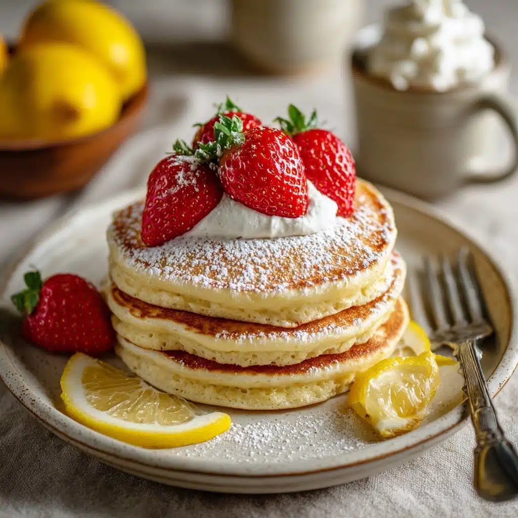 Cloud-like Lemon Soufflé Pancakes Recipe
