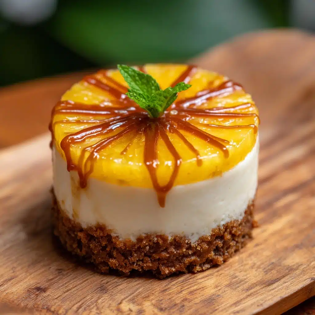 Mini Pineapple Upside Down Cheesecakes Recipe