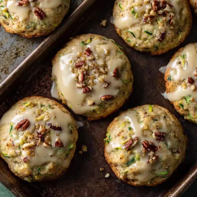 Zucchini Bread Cookies with Brown Butter Glaze Recipe