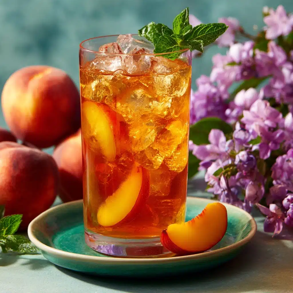 Easy Peach Tea: The Perfect Refreshing Summer Drink Recipe - Recipe Image