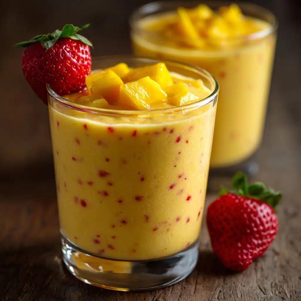Tropical Strawberry Mango Smoothie Recipe