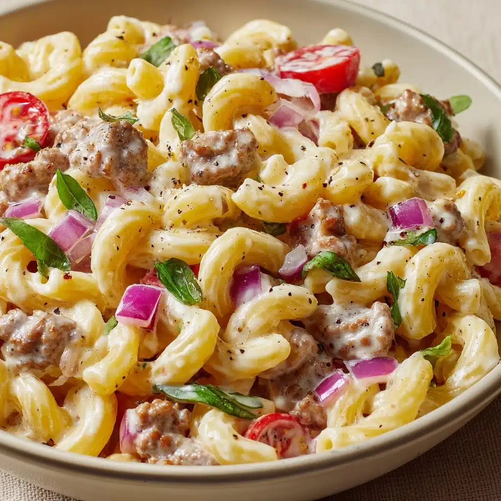 Cheeseburger Pasta Salad Recipe
