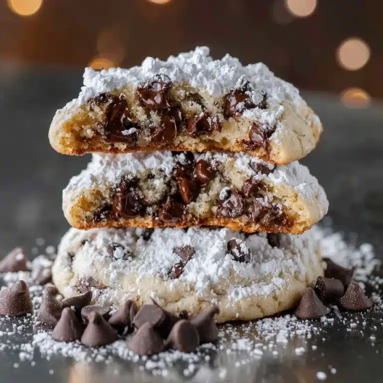 Peanut Butter Chocolate Chip Snowball Cookies Recipe