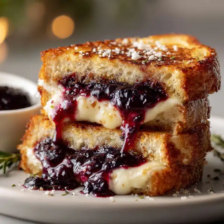 Balsamic Blackberry Bliss Grilled Cheese Recipe