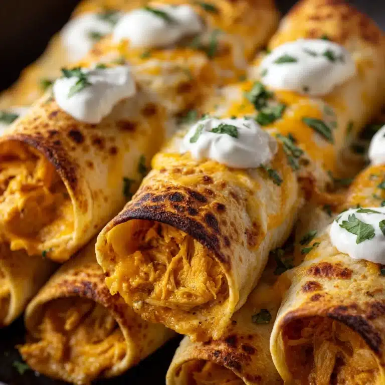 Jalapeño Cream Cheese Buffalo Chicken Taquitos Recipe