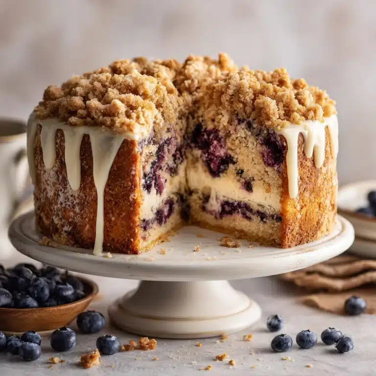 Brown Sugar Blueberry Coffee Cake Recipe