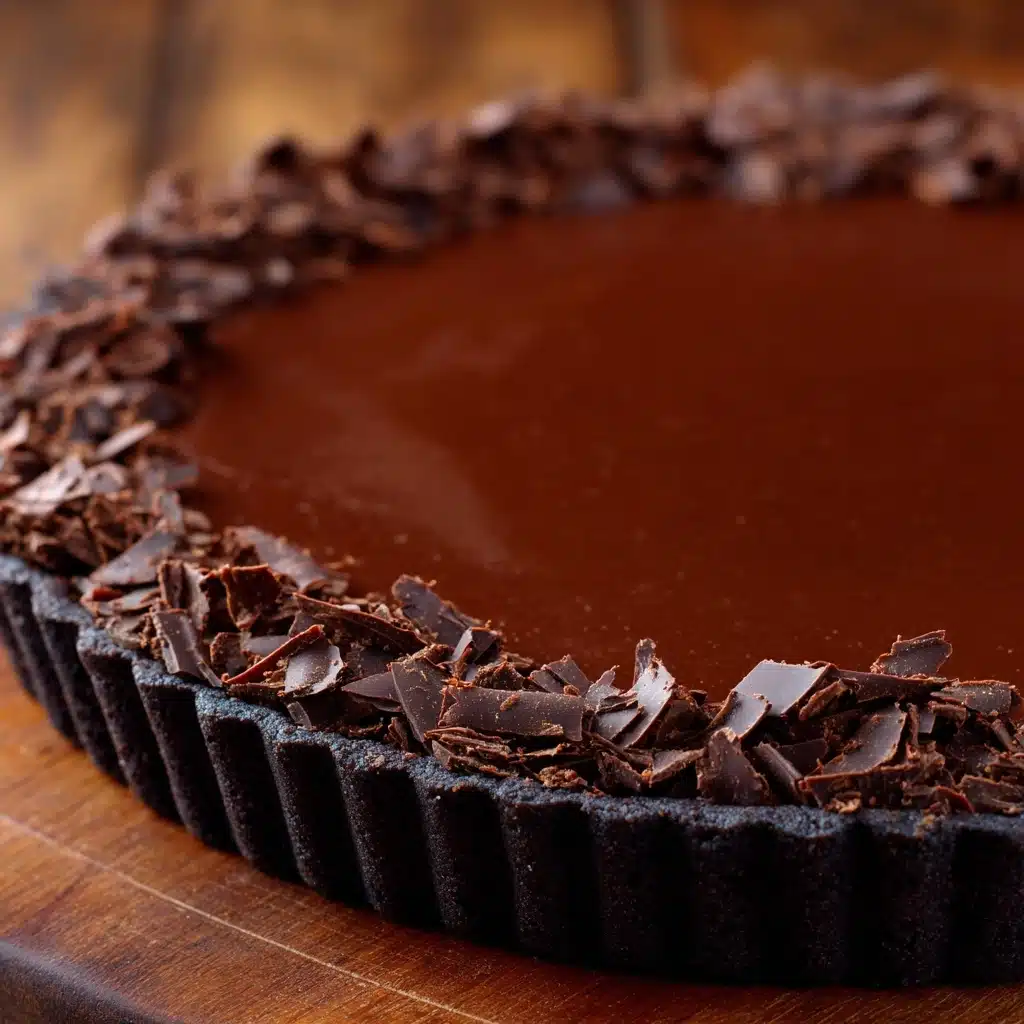 No-Bake Chocolate Pudding Pie Recipe - Recipe Image