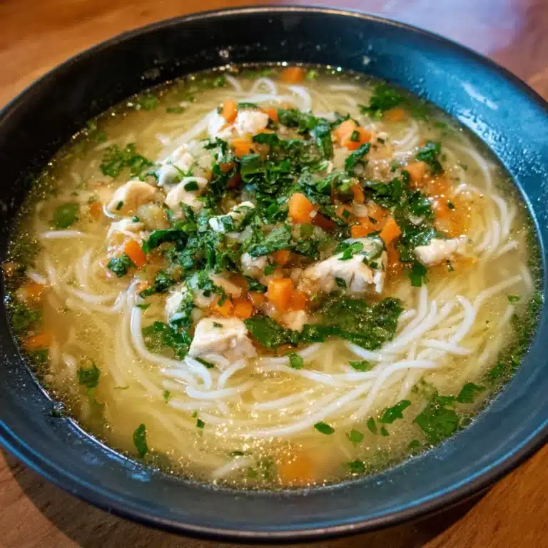 Chicken Vermicelli Soup Recipe