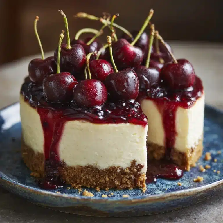 Spiked Cherry Cheesecake Recipe