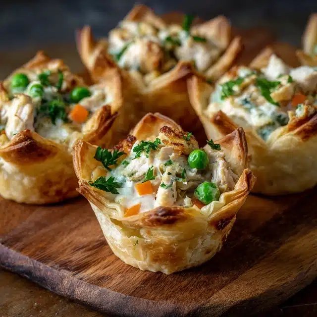 Mini Chicken Pot Pies Recipe