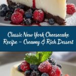 Classic New York Cheesecake: The Ultimate Creamy Delight Recipe