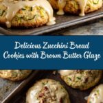 Zucchini Bread Cookies with Brown Butter Glaze Recipe