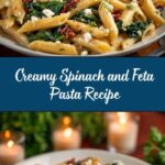 Pasta with Spinach and Feta Cheese Recipe