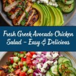 Greek Avocado Chicken Salad Recipe