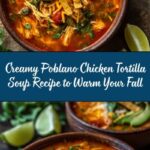 The Best Poblano Chicken Tortilla Soup From Scratch Recipe