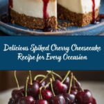 Spiked Cherry Cheesecake Recipe