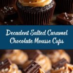 Salted Caramel Chocolate Mousse Cups Recipe
