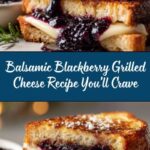 Balsamic Blackberry Bliss Grilled Cheese Recipe