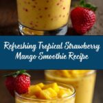 Tropical Strawberry Mango Smoothie Recipe