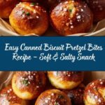 Canned Biscuit Pretzel Bites Recipe
