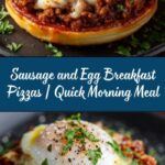 Sausage and Egg Breakfast Pizzas Recipe