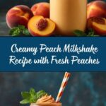 Peach Milkshake Recipe