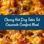 Cheesy Hot Dog Tater Tot Casserole Recipe