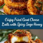 Fried Goat Cheese Balls with Spicy Sage Honey Recipe