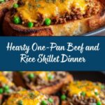 One-Pan Beef and Rice Skillet Recipe