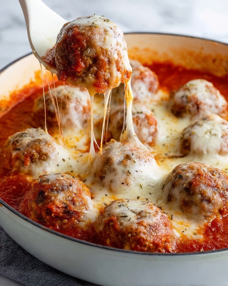 Baked Chicken Parmesan Meatballs Recipe - Recipe Image