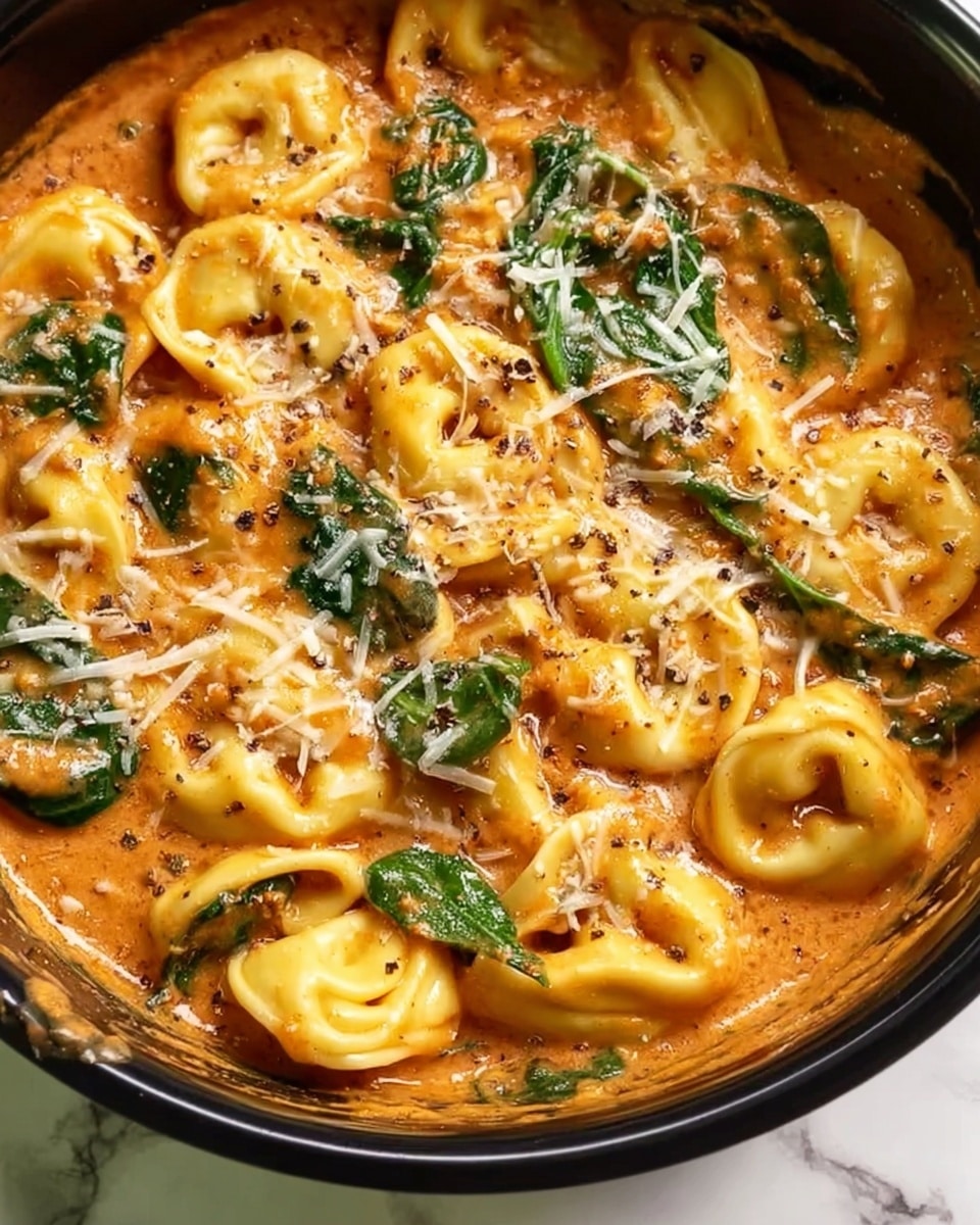 Crockpot Creamy Tortellini Recipe - Recipe Image