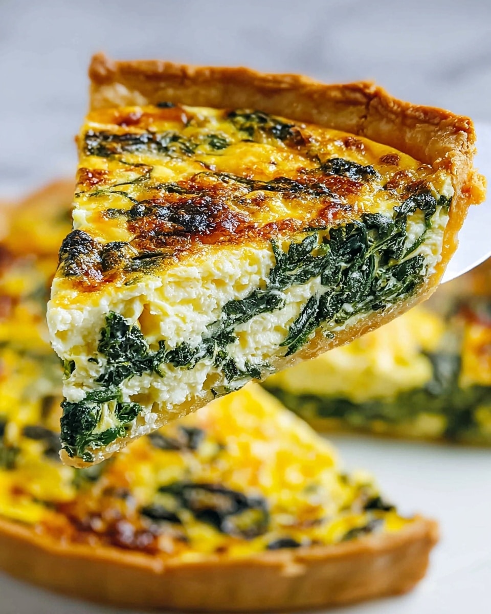 Spinach and Cheese Quiche Recipe - Recipe Image