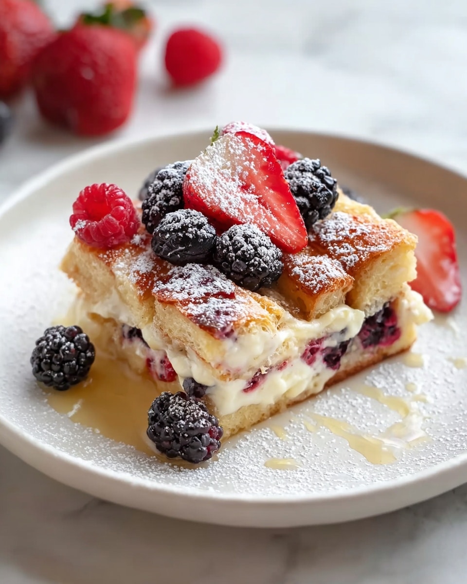 Berry French Toast Casserole Recipe - Recipe Image