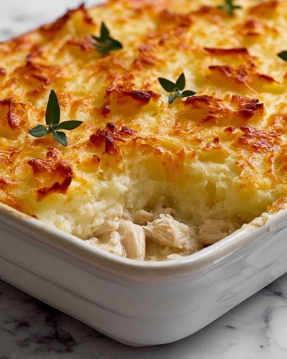 Comforting Chicken and Hashbrown Casserole Recipe - Recipe Image