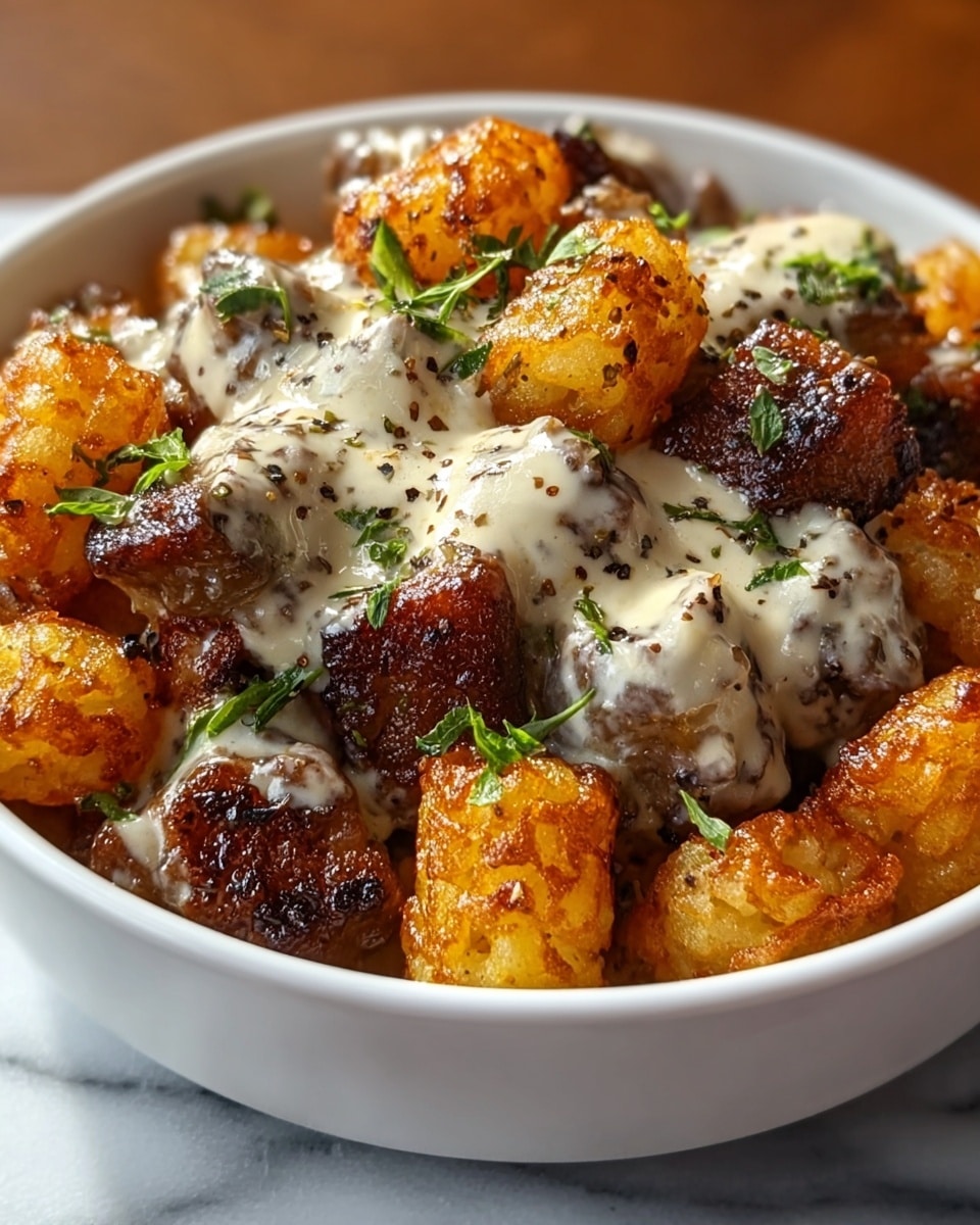 Tater Tot Sausage Casserole Recipe - Recipe Image