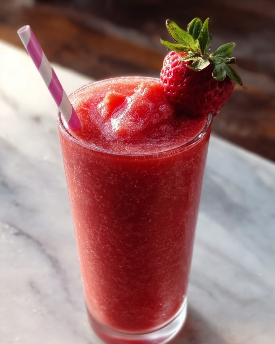Strawberry Slushy Recipe - Recipe Image