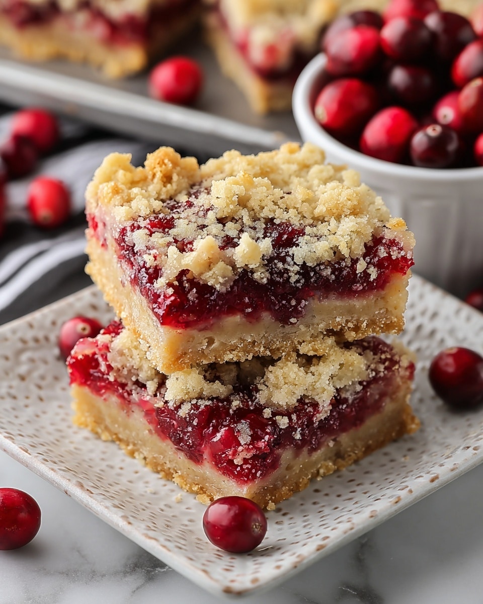 Cranberry Bars Recipe - Recipe Image