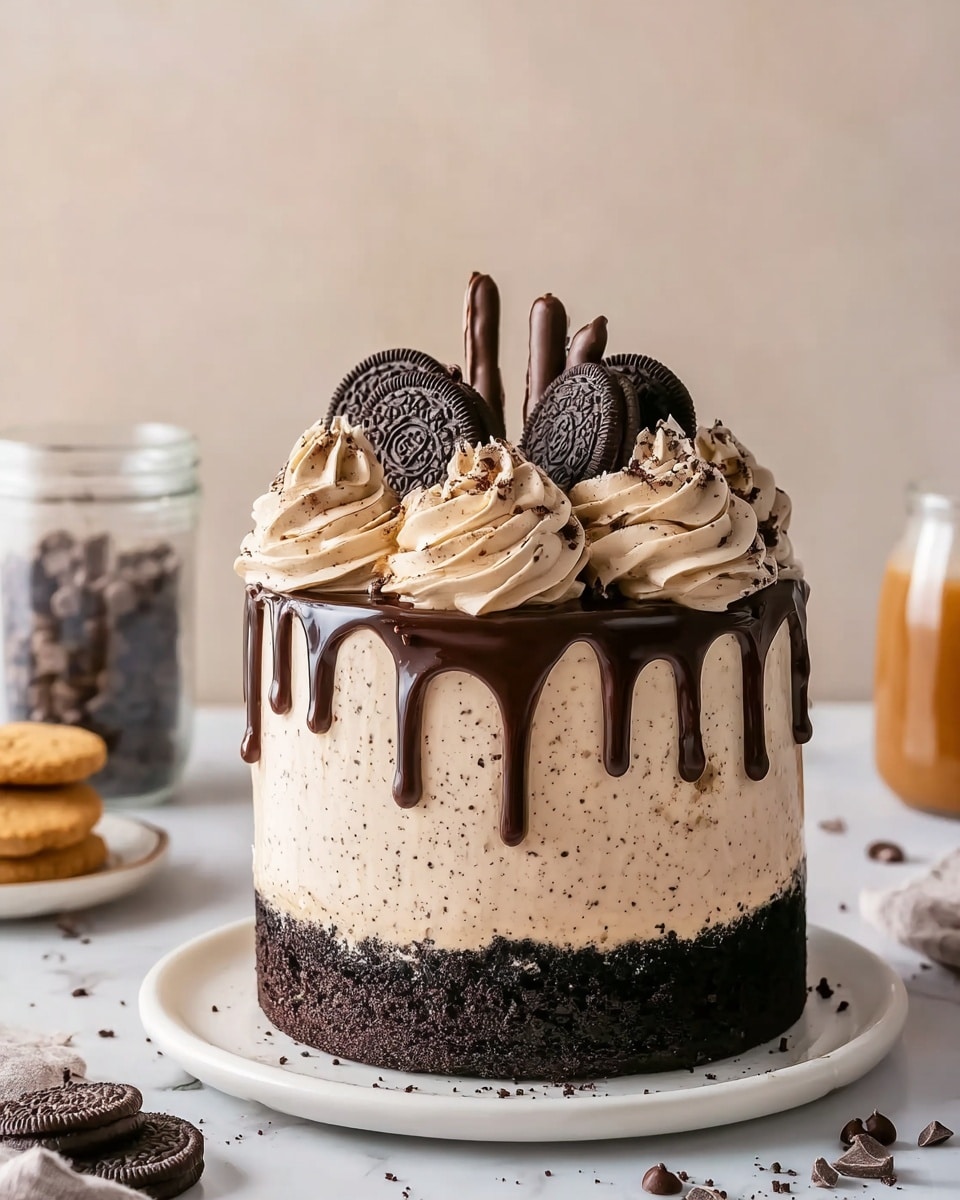 Oreo Chocolate Cake Recipe - Recipe Image