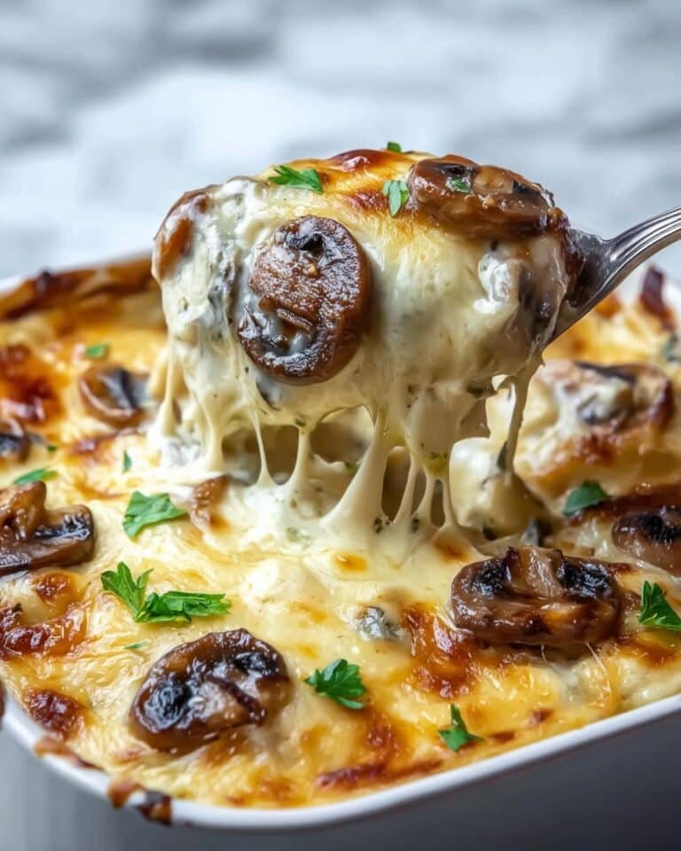 Creamy Stuffed Mushroom Dip Recipe