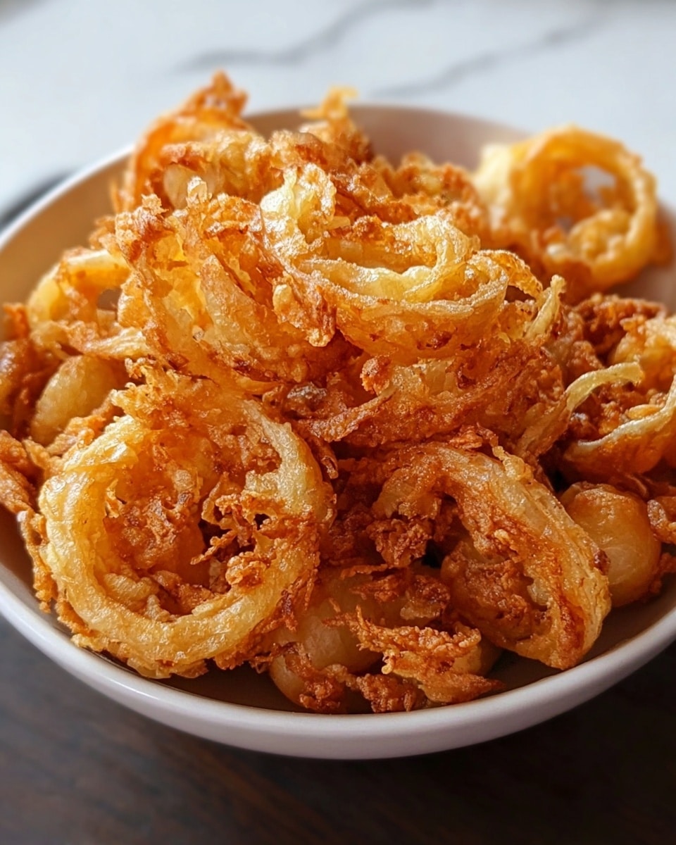 Crispy Mini Blooming Onions in Air Fryer Recipe - Recipe Image