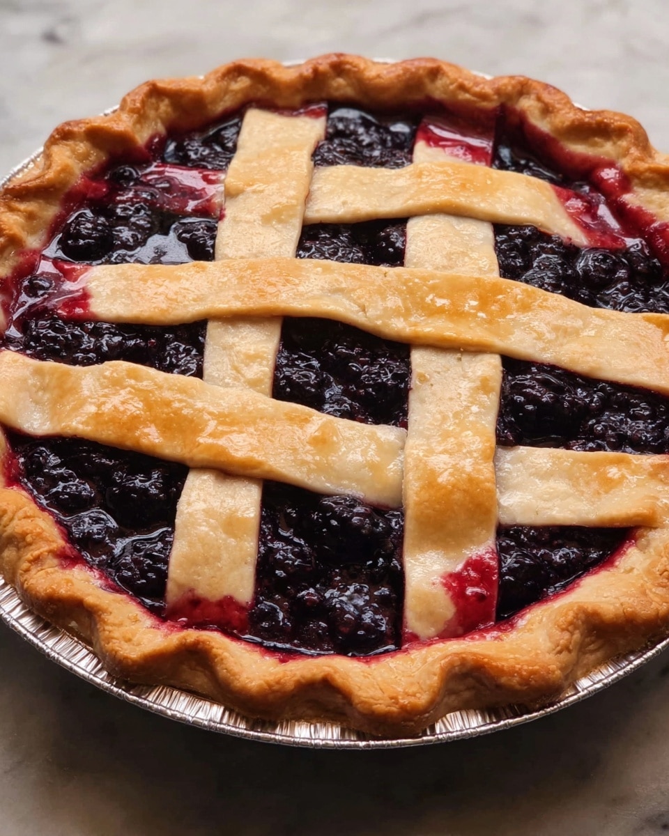 Lattice-Topped Berry Pie Recipe - Recipe Image