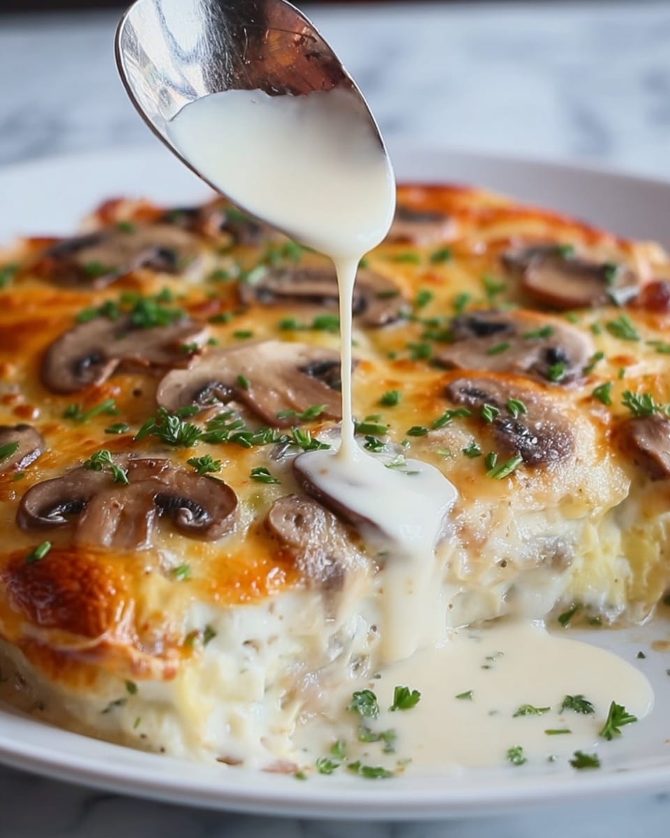 Chicken and Mushroom Gratin Recipe - Recipe Image