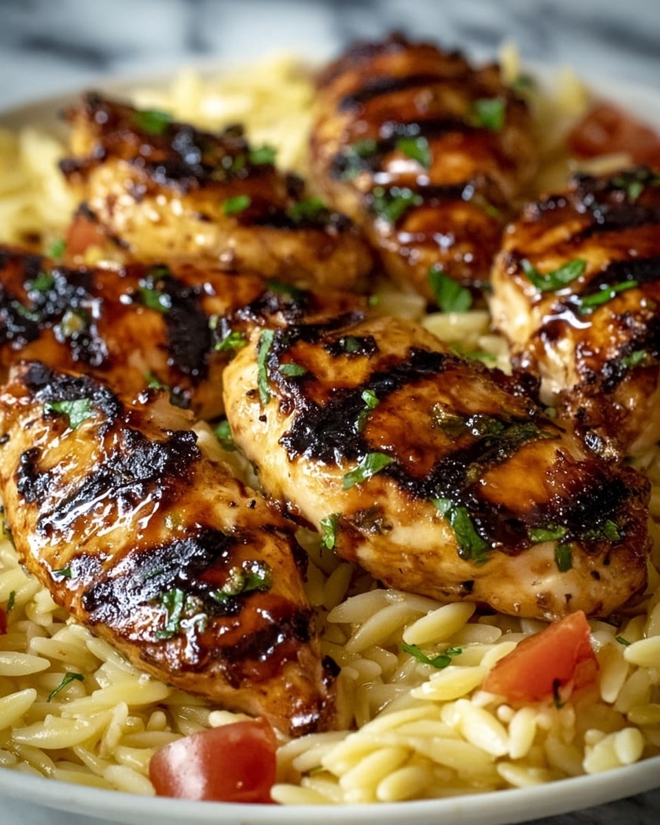 Creamy Parmesan Chicken and Orzo Recipe - Recipe Image