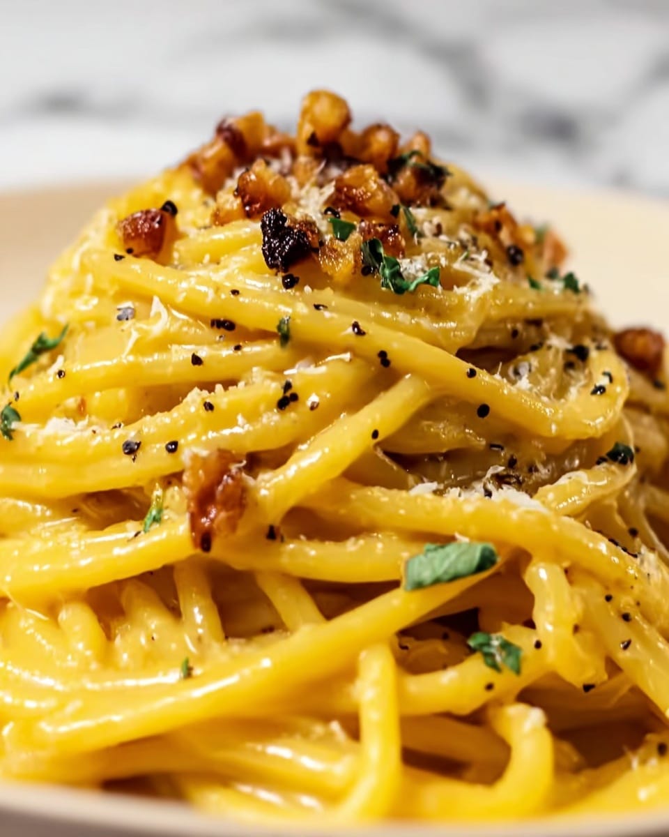 Vegetarian Carbonara Recipe - Recipe Image
