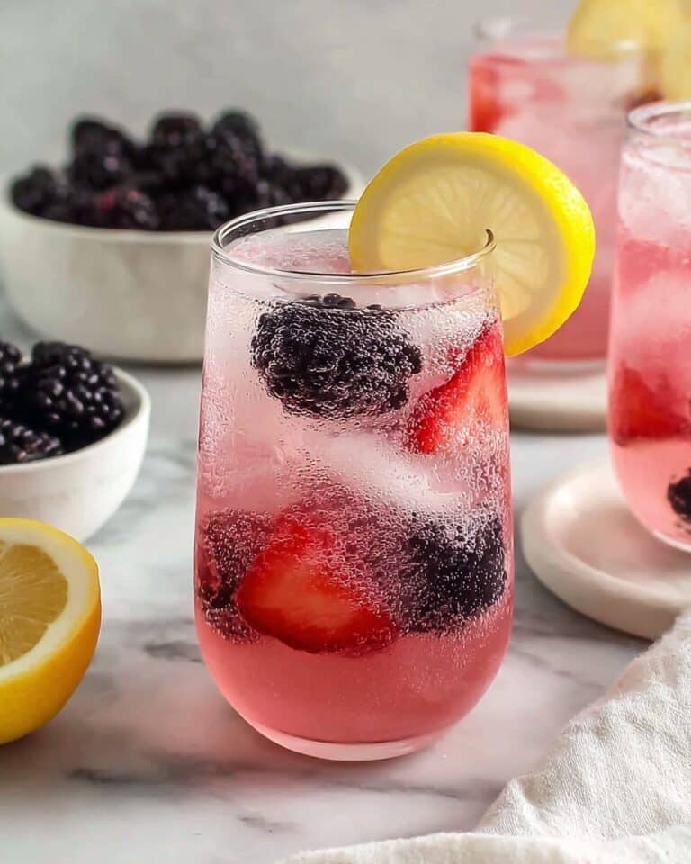 Strawberry Sparkler Mocktail Recipe