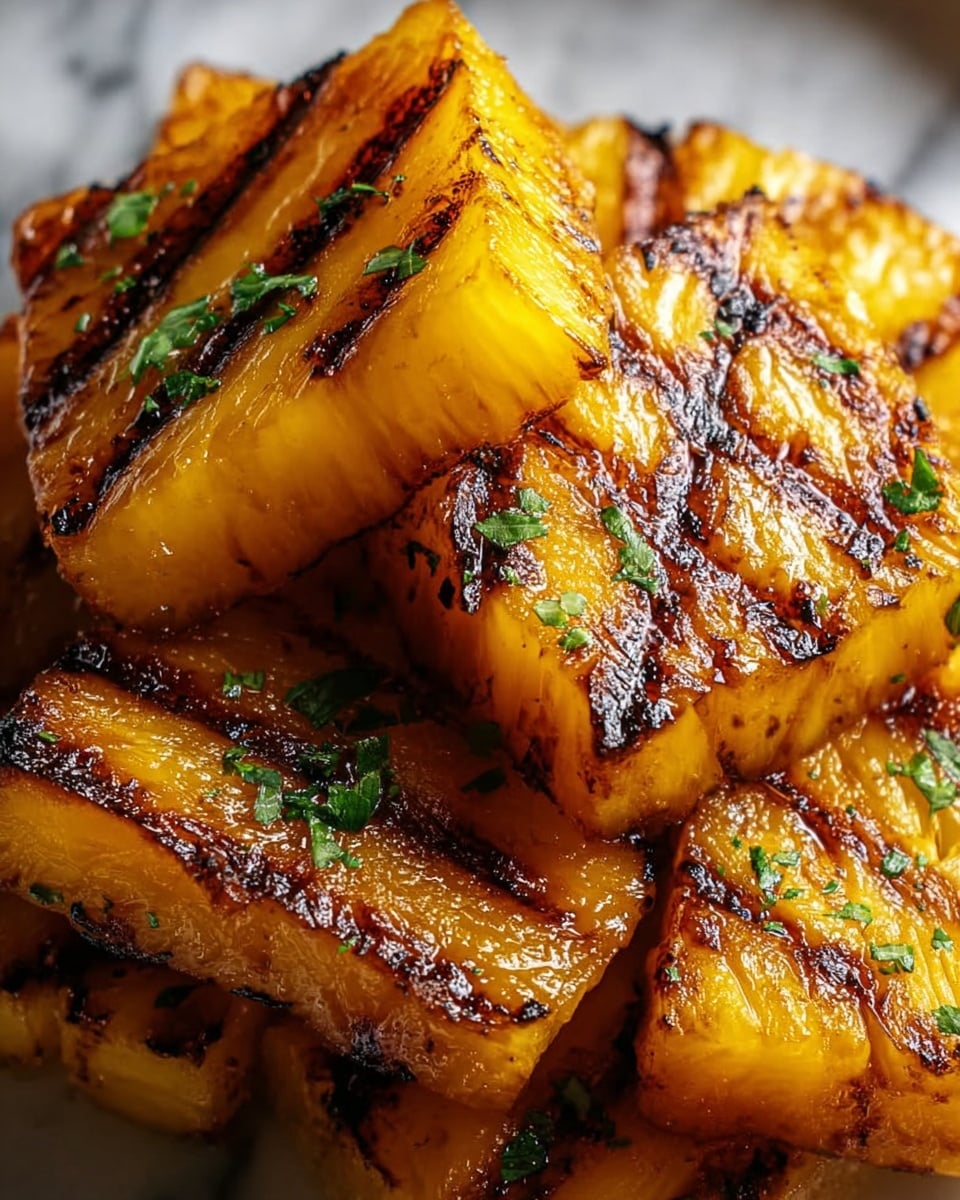 Grilled Pineapple: A Sweet and Smoky Tropical Delight Recipe - Recipe Image