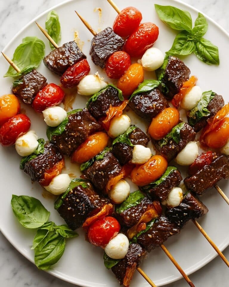 Beef Caprese Skewers Recipe