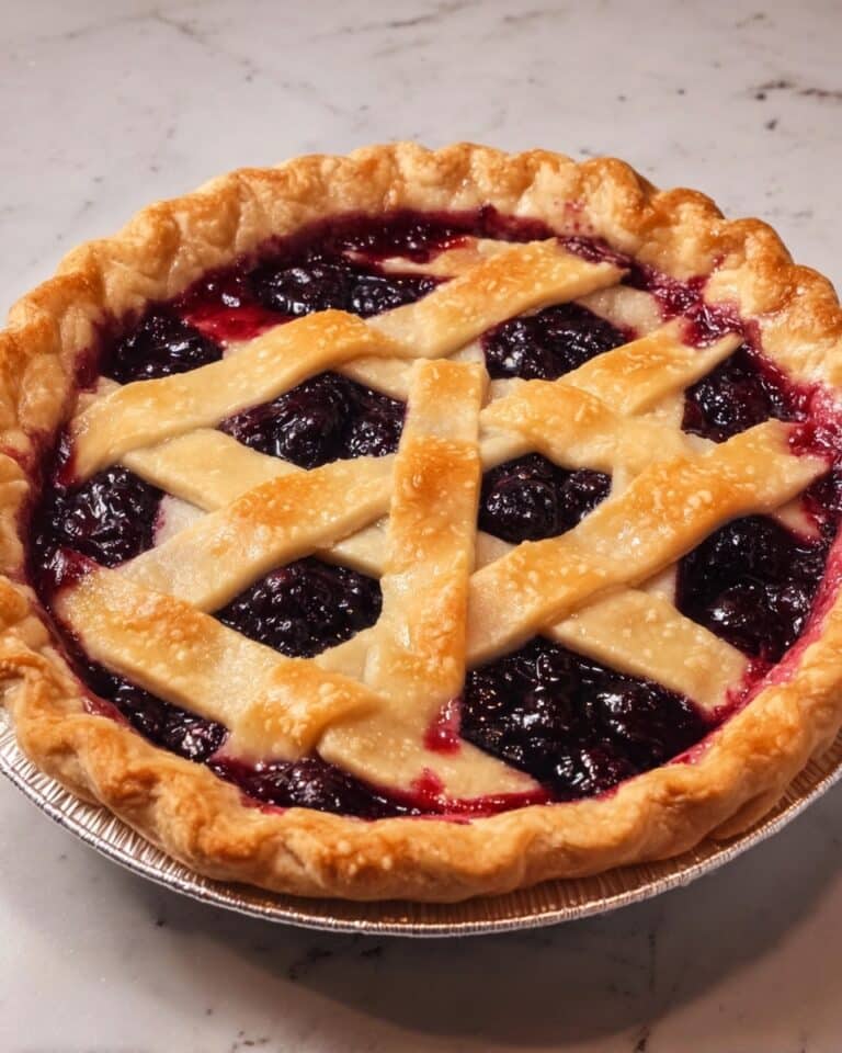 Lattice-Topped Berry Pie Recipe