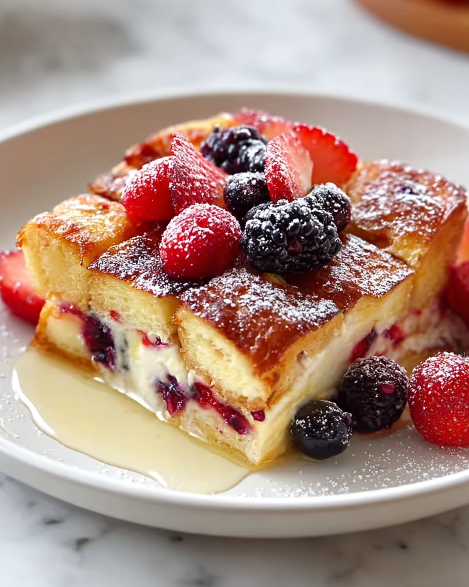 Berry French Toast Casserole Recipe - Recipe Image