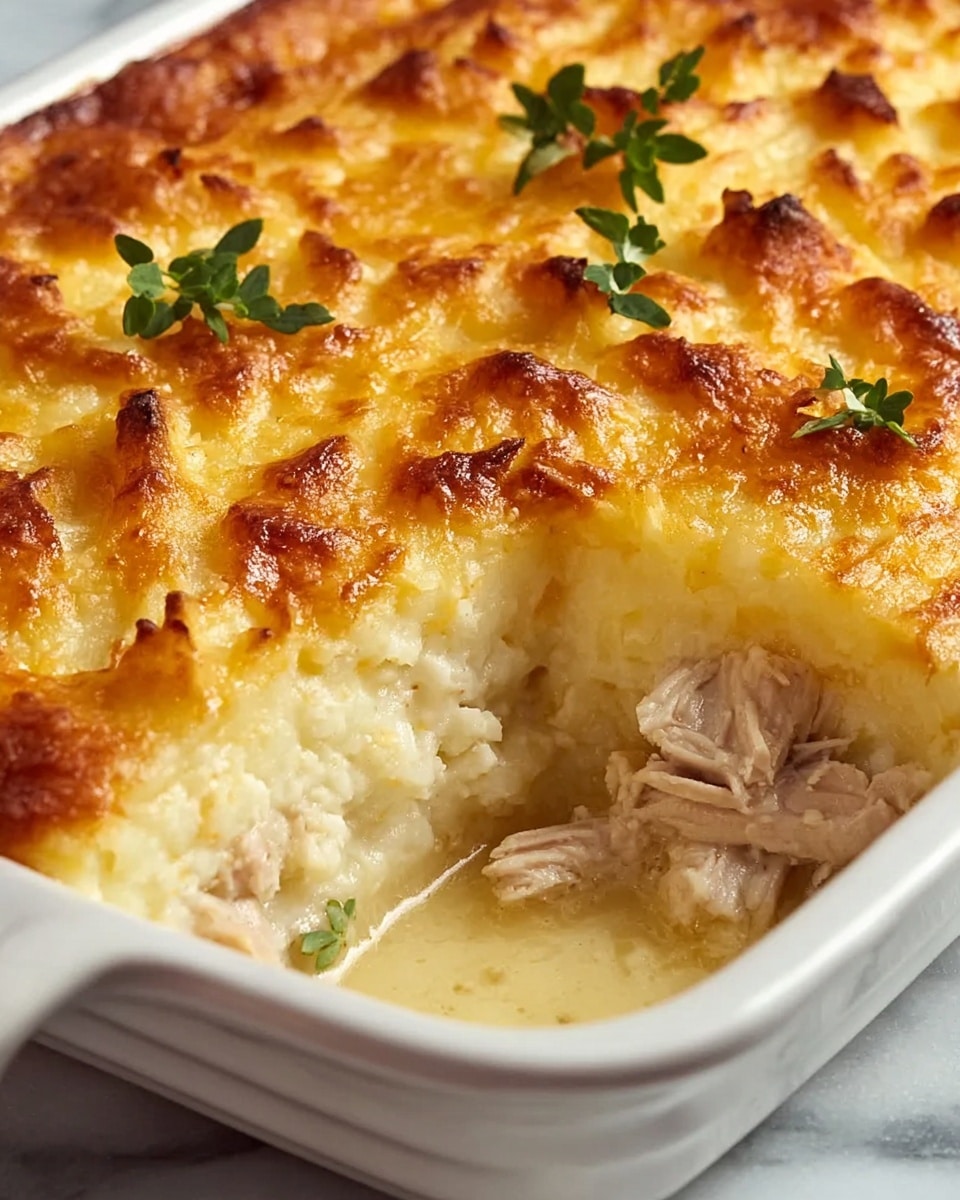 Comforting Chicken and Hashbrown Casserole Recipe - Recipe Image